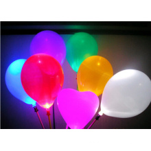 LED Light Up Latex Balões de festa de aniversário de casamento